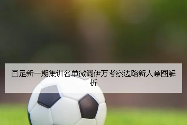 国足新一期集训名单微调伊万考察边路新人意图解析
